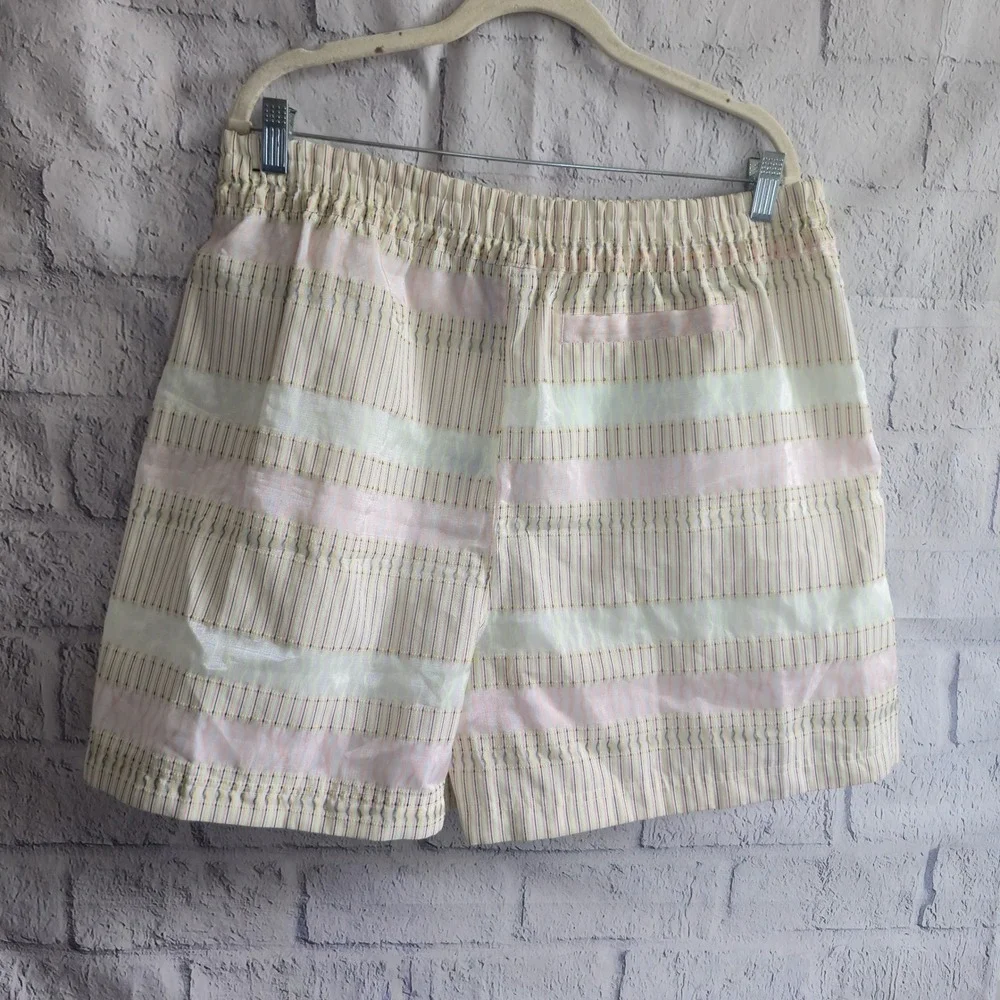 Nike NWT Women's Sportswear Earth Day Pastel Striped Athletic Shorts